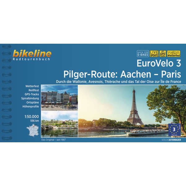 EUROVELO 3 . PILGER-ROUTE - Radwanderführer Ansicht 1