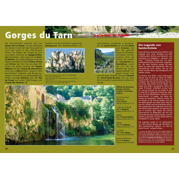 GORGES DU TARN, CEVENNEN - Wanderführer Ansicht 3