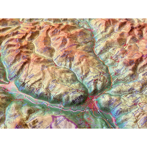 RELIEF TIROL 1:325.000 - Karte Ansicht 2