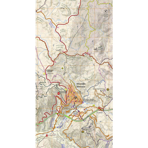 3.1 ZAGORI - VALIA KALDA - Wanderkarte Ansicht 3