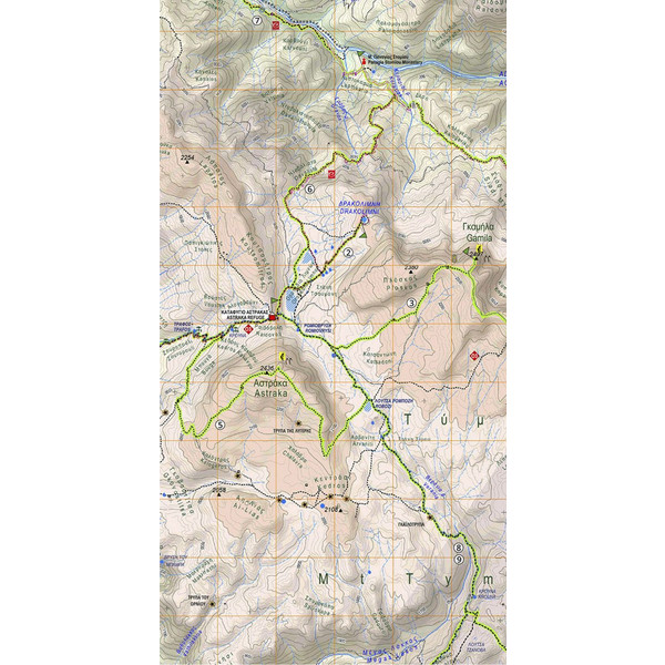 3.1 ZAGORI - VALIA KALDA - Wanderkarte Ansicht 2