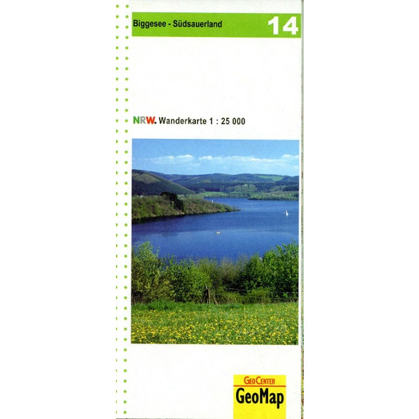 BIGGESEE - SÜDSAUERLAND 1:25.000 BLATT 14 - Wanderkarte Ansicht 1