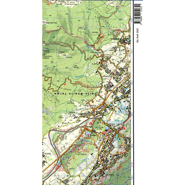 TABACCO WANDERN 1 : 25 000 VAL CAMONICA BRENO - VAL CAFFARO - Wanderkarte Ansicht 2