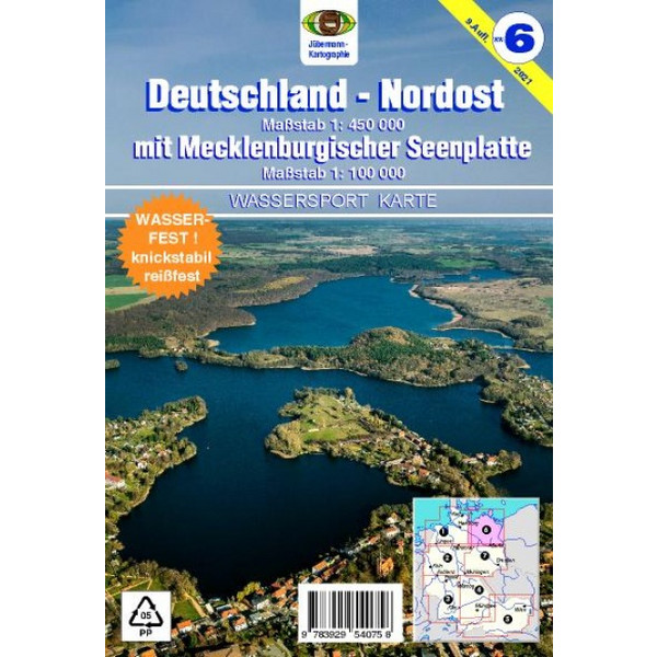 NORDOST FÜR KANU- UND RUDERSPORT - Wasserkarte
