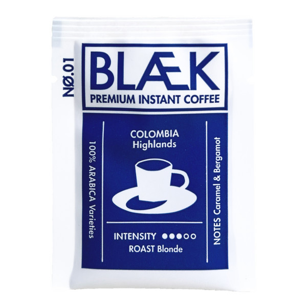 Blaek Coffee BLAEK PREMIUM INSTANT KAFFEE NO.1 - BLONDE ROAST - BOX - Kaffee Ansicht 2