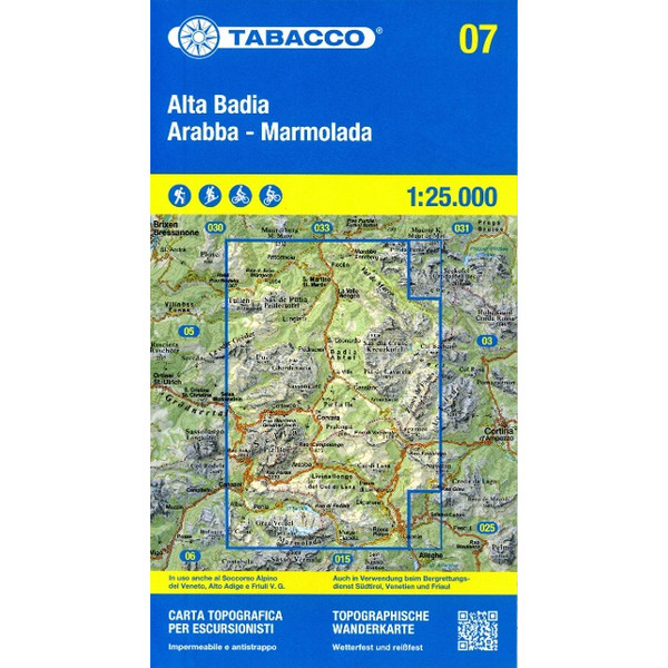 ALTA BADIA - ARABBA MARMOLADA 1:25 000 Ansicht 1