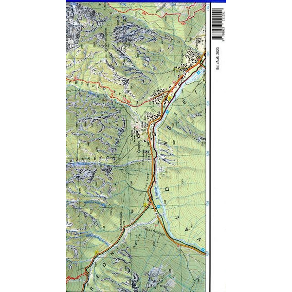 DOLOMITI DI SESTO / SEXTENER DOLOMITEN 1:25 000 - Wanderkarte Ansicht 2