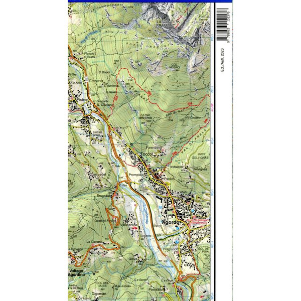 PALE DI SAN MARTINO 1:25 000 - Wanderkarte Ansicht 2