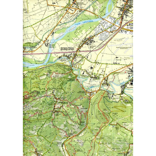 COLLIO- BRDA GORIZIA - CARSO ISNTINO 1:25 000 - Wanderkarte Ansicht 2