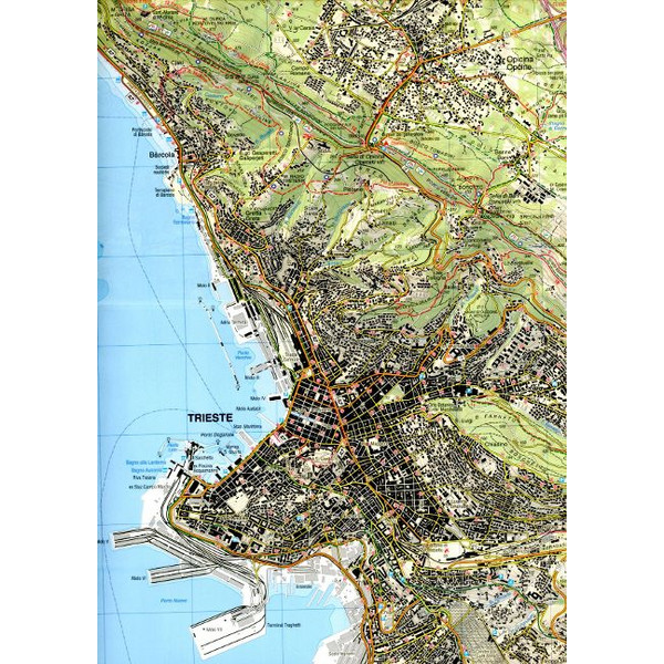CARSO TRIESTINO E ISONTIONO 1:25 000 - Wanderkarte Ansicht 2