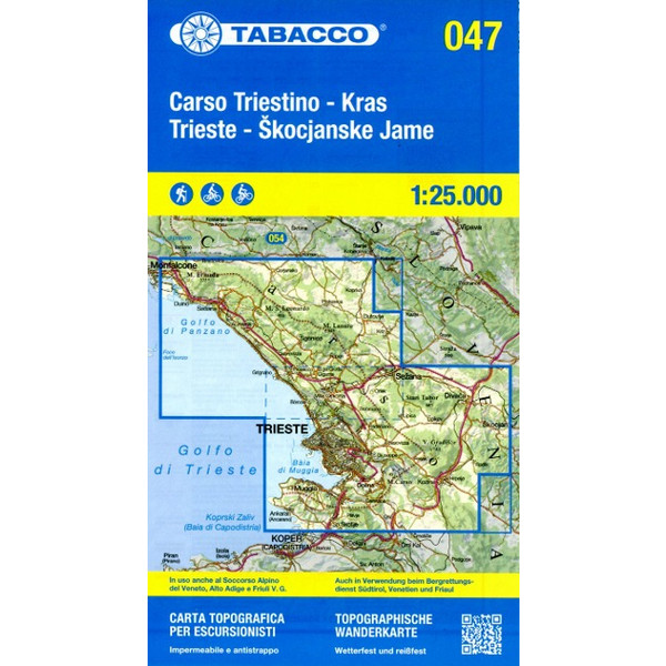 CARSO TRIESTINO E ISONTIONO 1:25 000 - Wanderkarte Ansicht 1