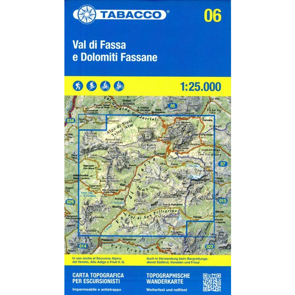 VAL DI FASSA E DOLOMITI FASSANE 1:25 000 Ansicht 1