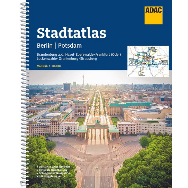 ADAC STADTATLAS BERLIN/POTSDAM 1:20 000 - Stadtplan