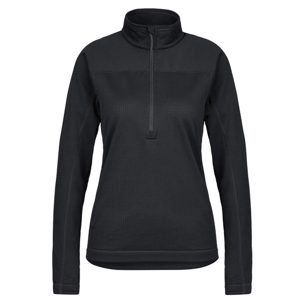 ABISKO LITE FLEECE HALF ZIP W Damen - Fleecepullover-BLACK