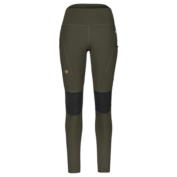 ABISKO TREKKING TIGHTS HD W Damen - Trekkingtights-DEEP FOREST