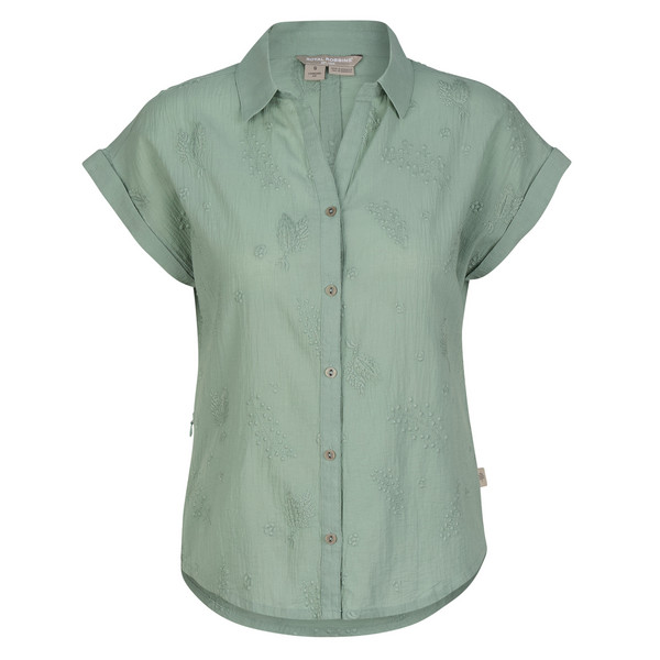 OASIS S/S Damen - Outdoor Bluse-SAGE LEAF