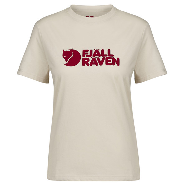 FJÄLLRÄVEN LOGO TEE W Damen - T-Shirt-CHALK WHITE