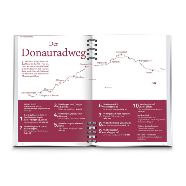 KOMPASS RADREISEFÜHRER DONAURADWEG DEUTSCHLAND - Radwanderführer Ansicht 2