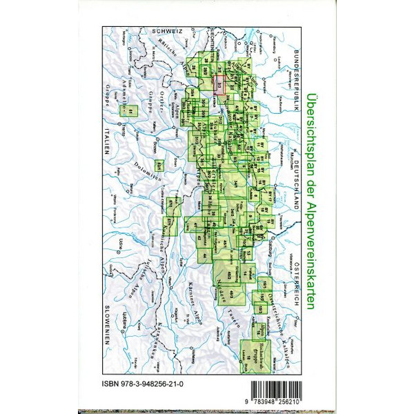 LECHTALER ALPEN - PARSEIERSPITZE 1:25 000 Ansicht 2