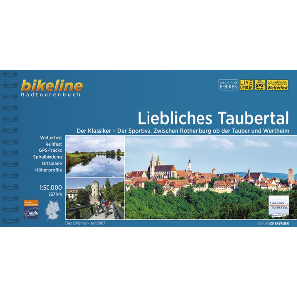 LIEBLICHES TAUBERTAL - Radwanderführer Ansicht 1