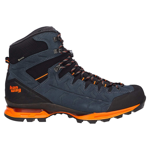MAKRA TREK GTX Herren - Trekkingstiefel-STEEL/ORANGE