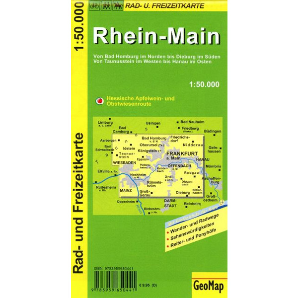 RHEIN-MAIN RAD- UND FREIZEITKARTE 1:50 000 Ansicht 2