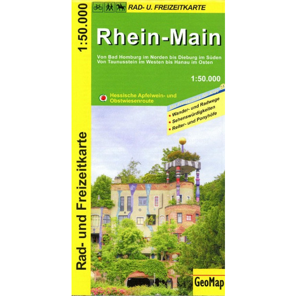 RHEIN-MAIN RAD- UND FREIZEITKARTE 1:50 000 Ansicht 1
