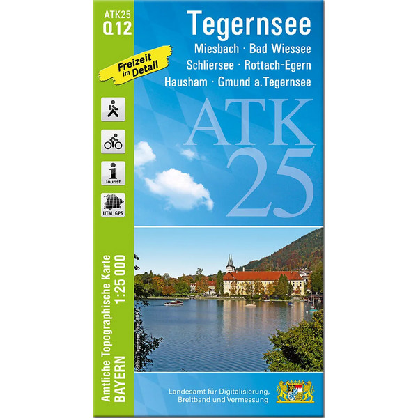TEGERNSEE 1:25 000 - Wanderkarte Ansicht 1