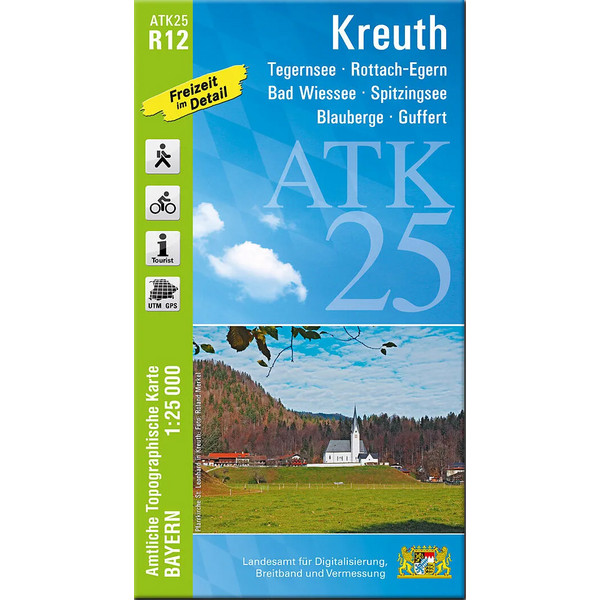 KREUTH 1:25 000 - Wanderkarte Ansicht 1