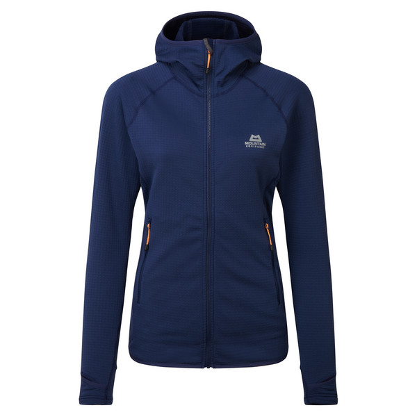 ECLIPSE HOODED WMNS JACKET Damen - Fleecejacke-MEDIEVAL BLUE