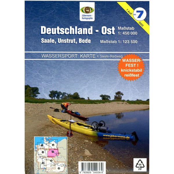 WASSERSPORT-WANDERKARTE 07. DEUTSCHLAND OST Ansicht 1