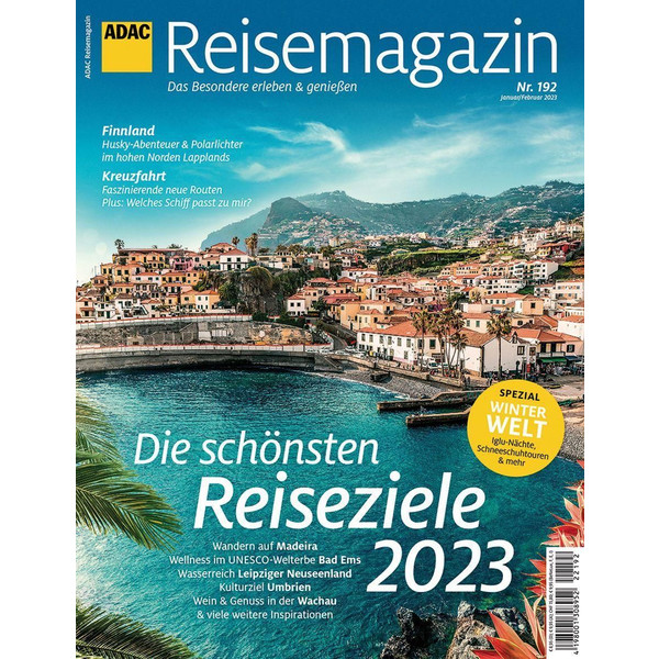 ADAC REISEMAGAZIN MIT TITELTHEMA TOP-REISETHEMEN 2023 - Reiseführer Ansicht 1