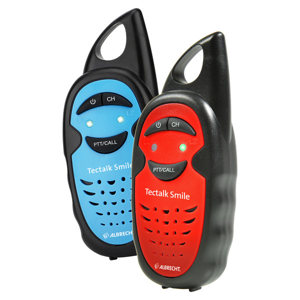 TECTALK SMILE, KIDS WALKIE TALKIE, PAIR, RED/BLUE - Funkgerät