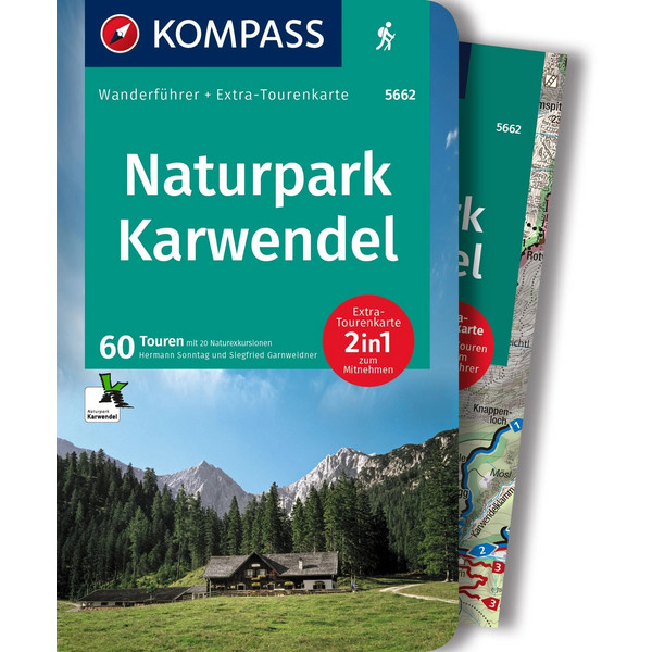KOMPASS WANDERFÜHRER NATURPARK KARWENDEL, 60 TOUREN Ansicht 1