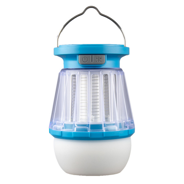 BUZZ USB SOLAR LANTERN & MOSQUITO CATCHER, BLUE - Laterne