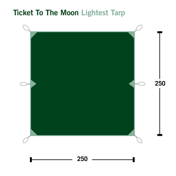 Ticket To The Moon LIGHTEST TARP - Tarp Ansicht 2
