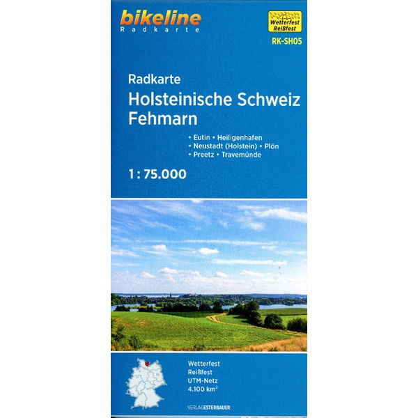 RADKARTE HOLSTEINISCHE SCHWEIZ FEHMARN (RK-SH05) - Fahrradkarte Ansicht 1