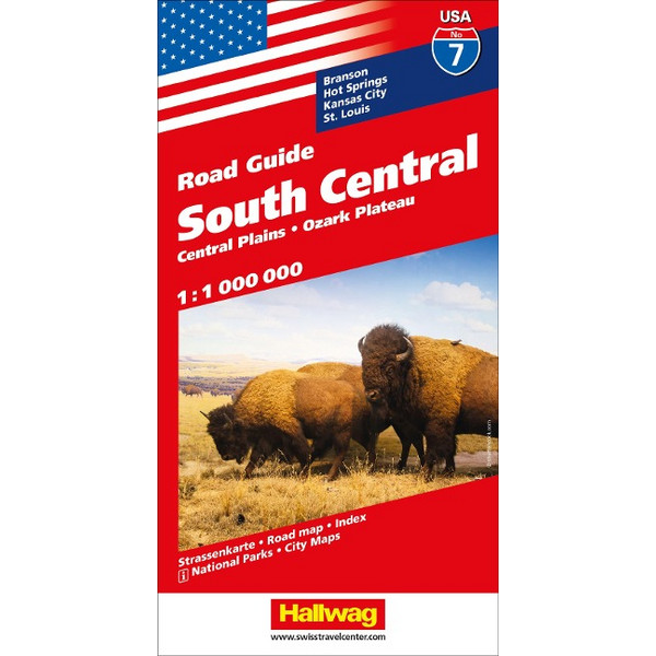 SOUTH CENTRAL NR. 07 USA ROAD GUIDE 1:1 MIO. - Straßenkarte