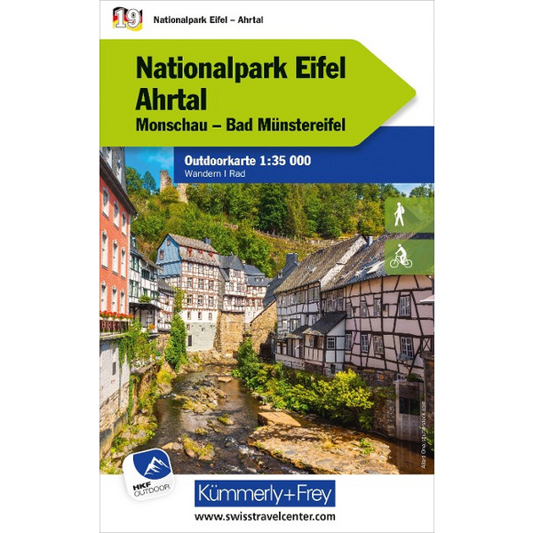 NATIONALPARK EIFEL AHRTAL NR. 19 OUTDOORKARTE DEUTSCHLAND - Karte Ansicht 1