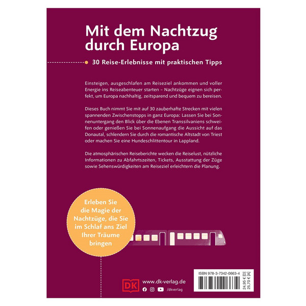 MIT DEM NACHTZUG DURCH EUROPA - Reiseführer Ansicht 2