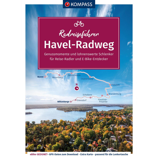 KOMPASS RADREISEFÜHRER HAVEL-RADWEG - Radwanderführer Ansicht 1