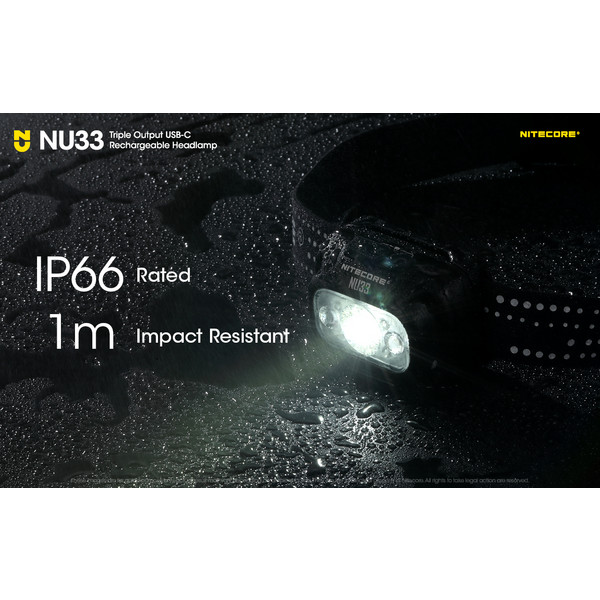 Nitecore NU33 - Stirnlampe Ansicht 11