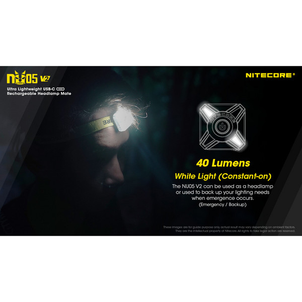 Nitecore NU05 V2 - Outdoor Lampe Ansicht 12