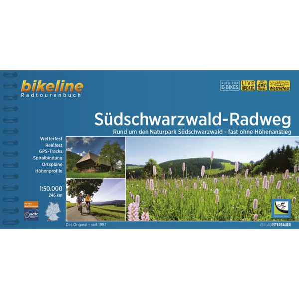 SÜDSCHWARZWALD-RADWEG - Radwanderführer Ansicht 1
