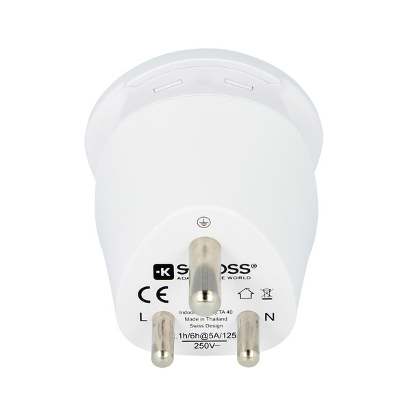 Skross COMBO WORLD EU + IND - Reisestecker Ansicht 3
