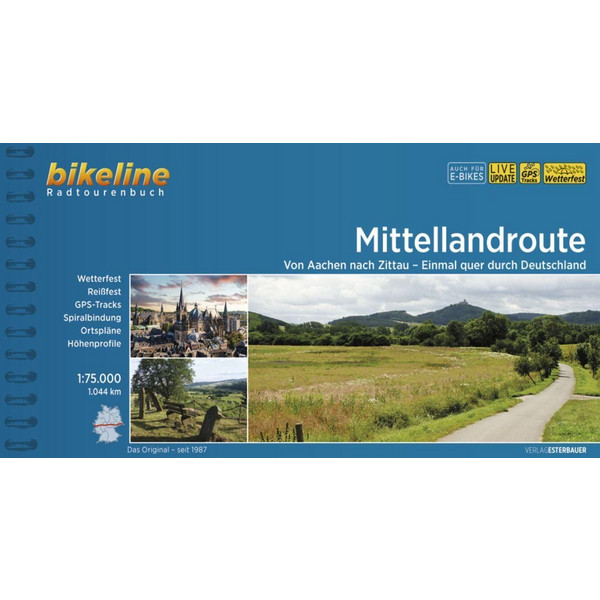 MITTELLANDROUTE - Radwanderführer Ansicht 1