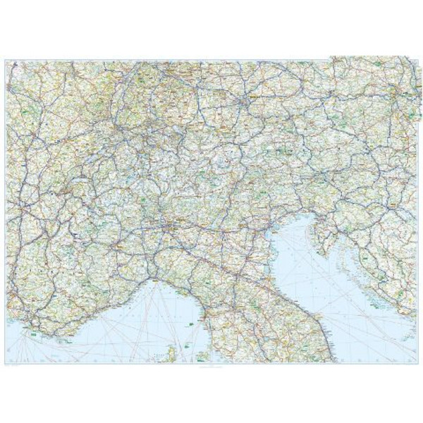 ADAC LÄNDERKARTE ALPEN 1:750.000 - Straßenkarte Ansicht 2