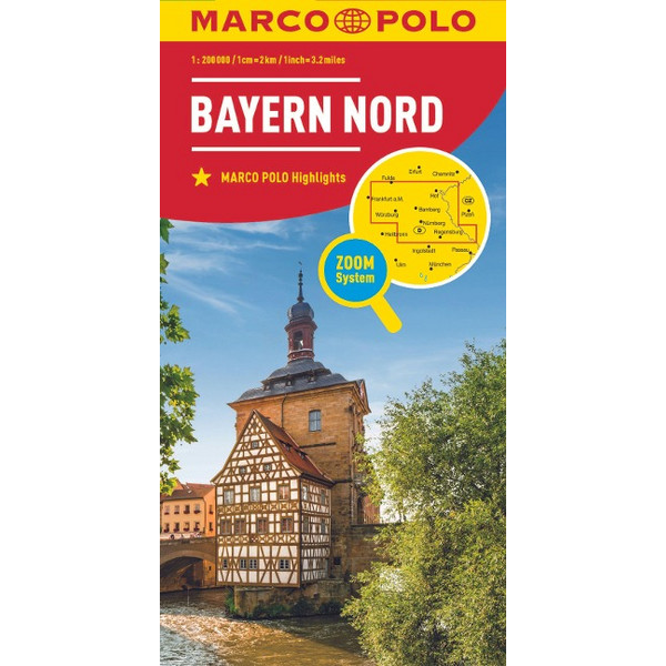 MARCO POLO REGIONALKARTE DEUTSCHLAND 12 BAYERN NORD Ansicht 1
