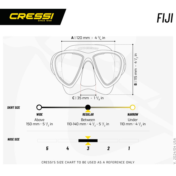 Cressi FIJI Unisex - Schnorchelausrüstung Ansicht 2