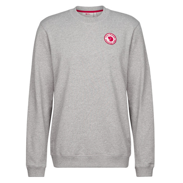 1960 LOGO BADGE SWEATER M Herren - Sweatshirt-GREY-MELANGE